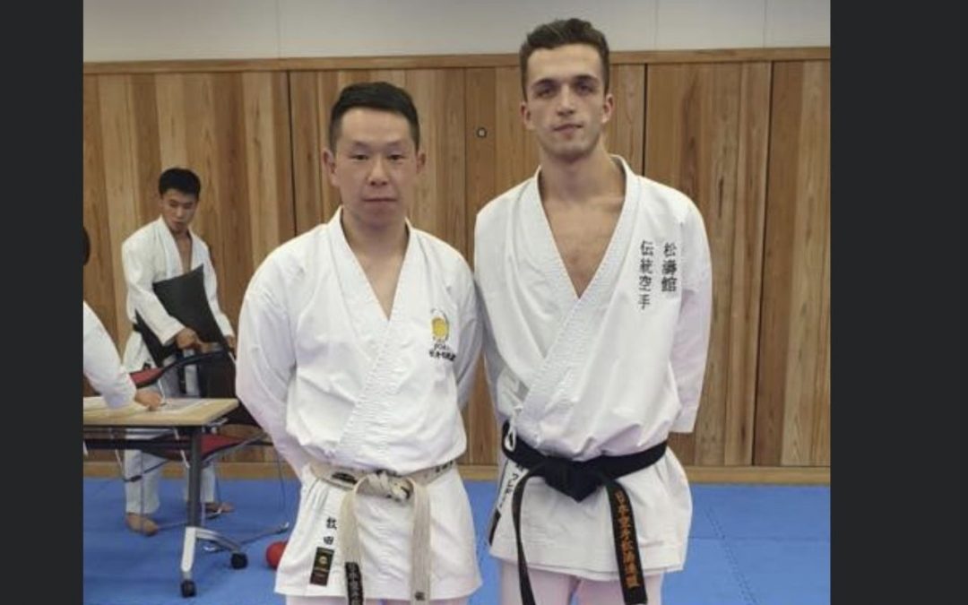 Freddie passes 4th Dan in Japan