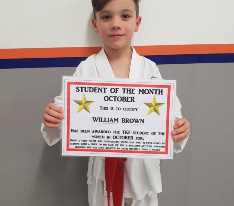October Student of The Month