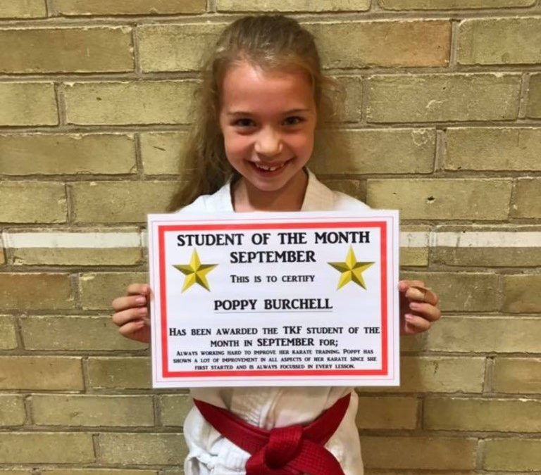 September Student of The Month